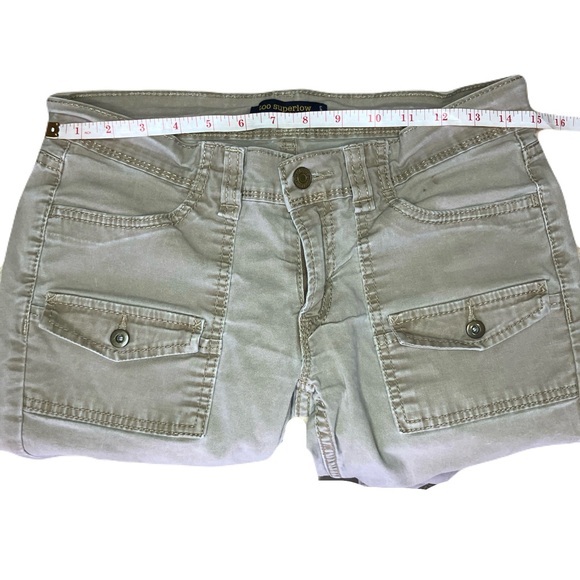 Levi's Women's Too Superlow Skinny Pants - Kaki - Picture 8 of 11